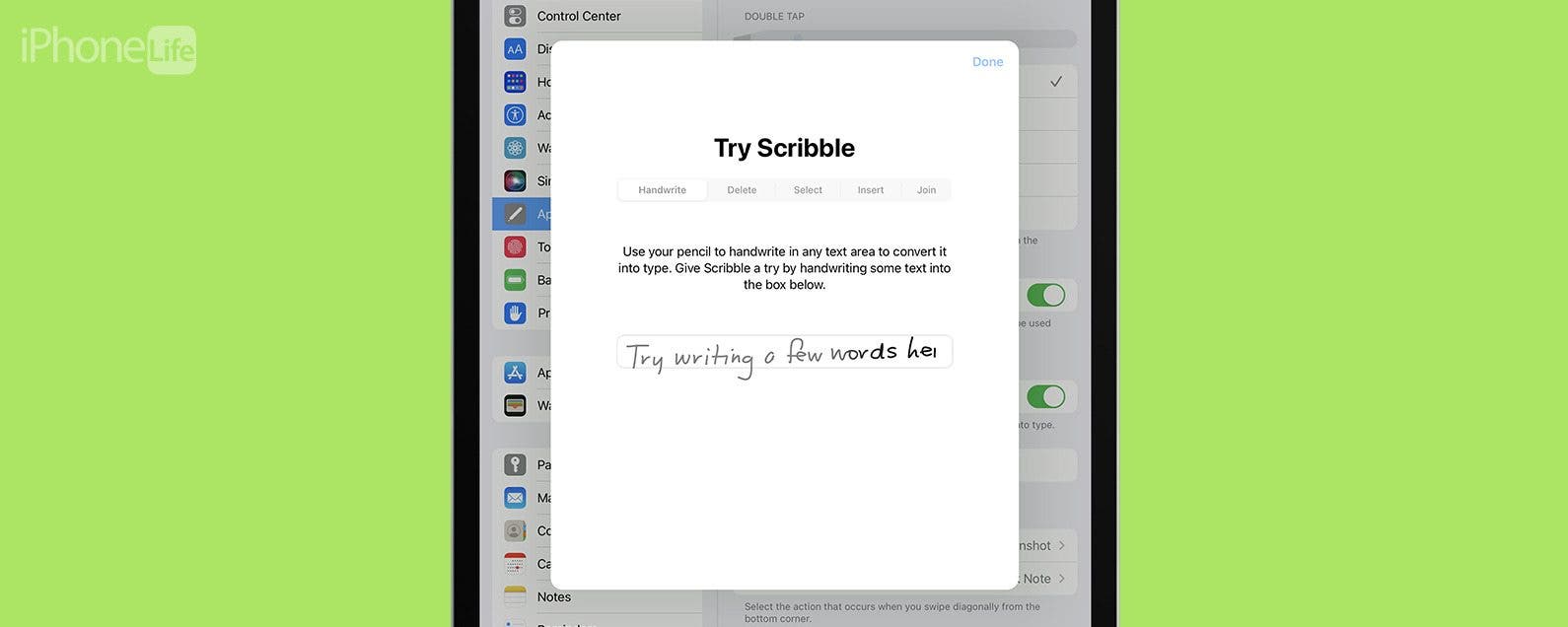 Comment utiliser Scribble sur iPad iPadOS 16