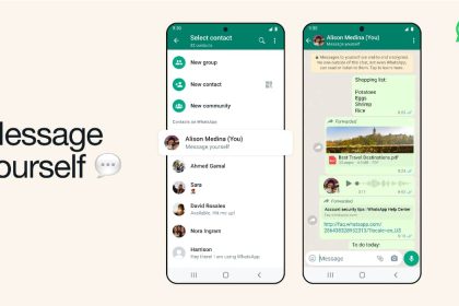 La nouvelle fonctionnalite Message Yourself de WhatsApp est plus utile