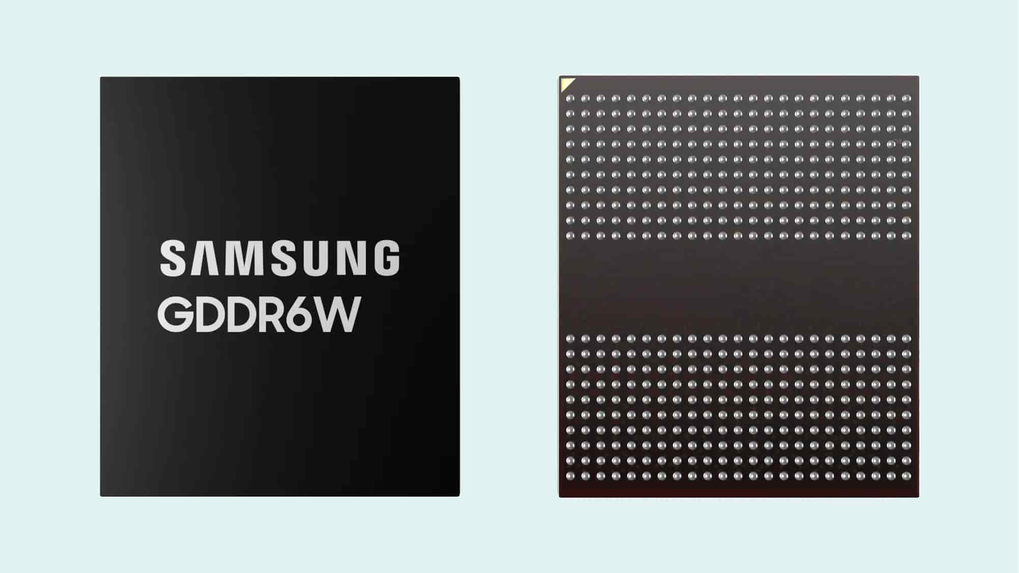 Samsung annonce une memoire GDDR6W ultra rapide
