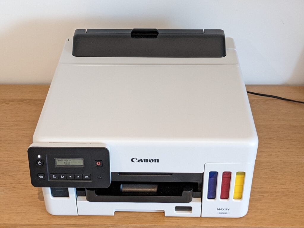 L'imprimante Canon MAXIFY GX5050 vue de face