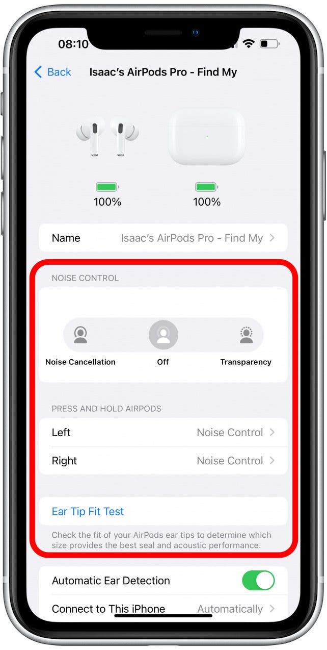 Les vrais AirPod auront de nombreuses fonctionnalités telles que le contrôle du bruit, le test d'ajustement des embouts d'oreille, etc.