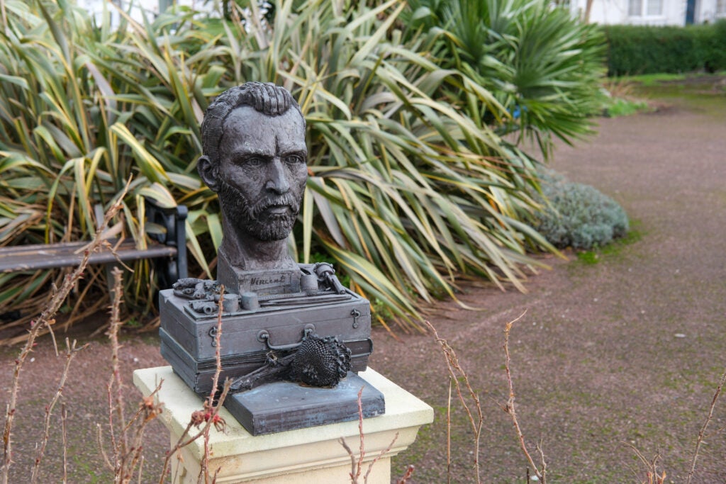 Photo d'une statue prise sur le Fujiflim X-H2