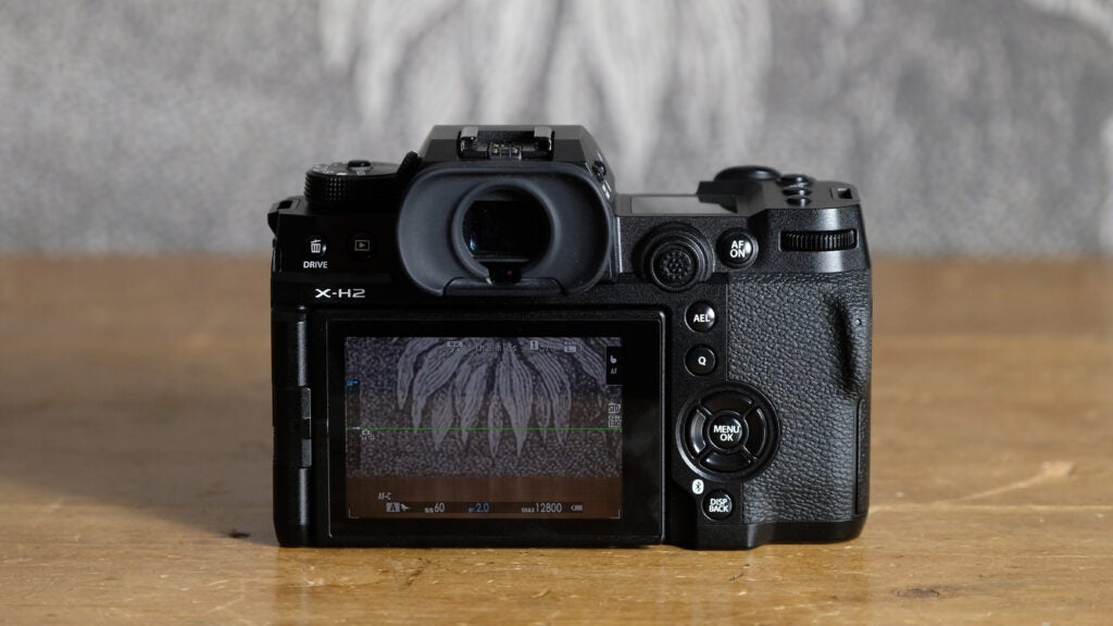 Arrière du Fujiflim X-H2