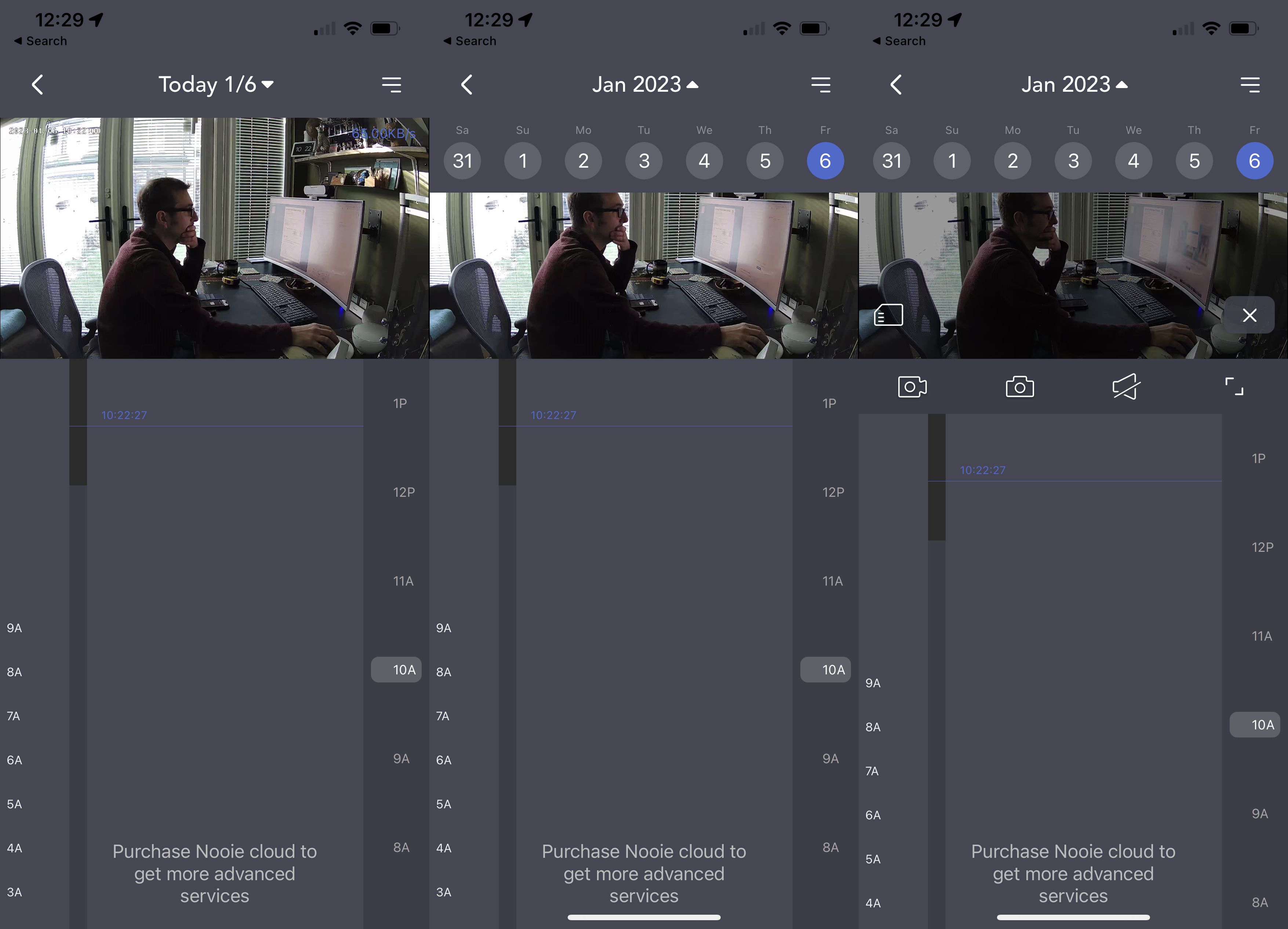 Chronologie de Nooie 360 ​​Cam 2