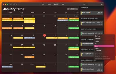 calendrier