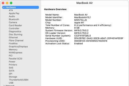 1674604591 Comment acceder au rapport systeme sur macOS Ventura