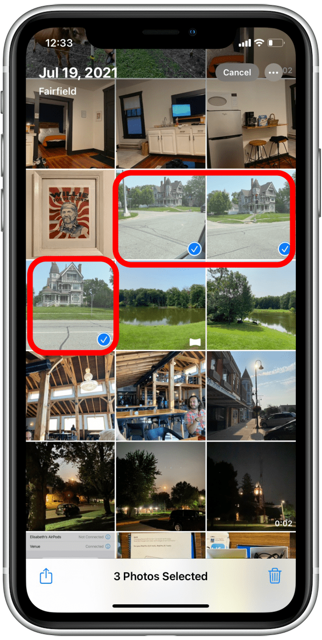 Sélectionner des photos
