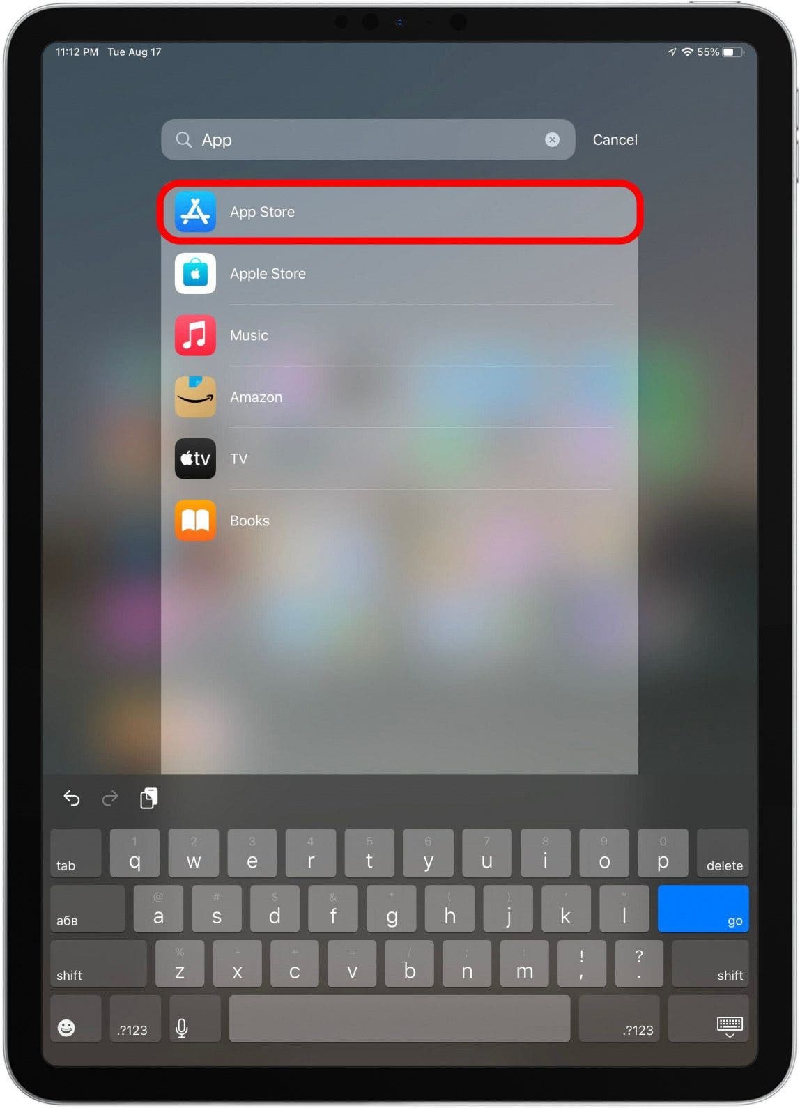 Qu'est-ce que la bibliothèque d'applications sur iPad ?