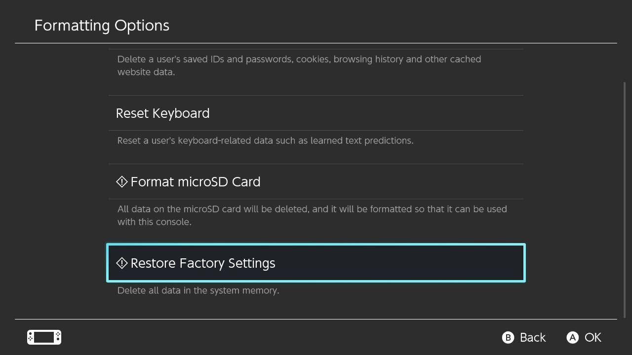1676641694 35 Comment reinitialiser une console Nintendo Switch