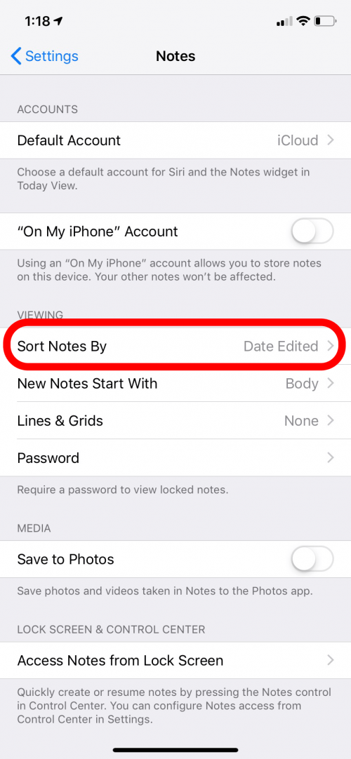 1676656566 771 Comment trier les notes par ordre alphabetique sur votre iPhone