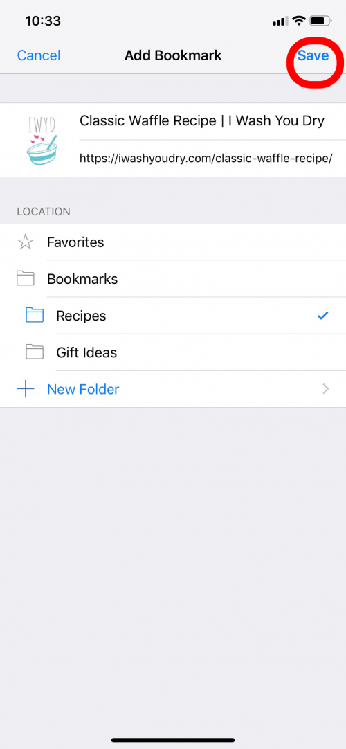 1676674811 659 Comment creer des dossiers de signets dans Safari sur iPhone