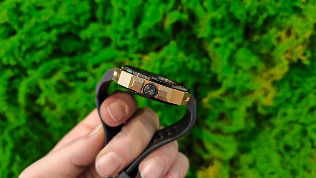 La couronne de la Huawei Watch GT Cyber