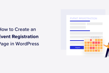 Comment creer une page dinscription a un evenement dans WordPress