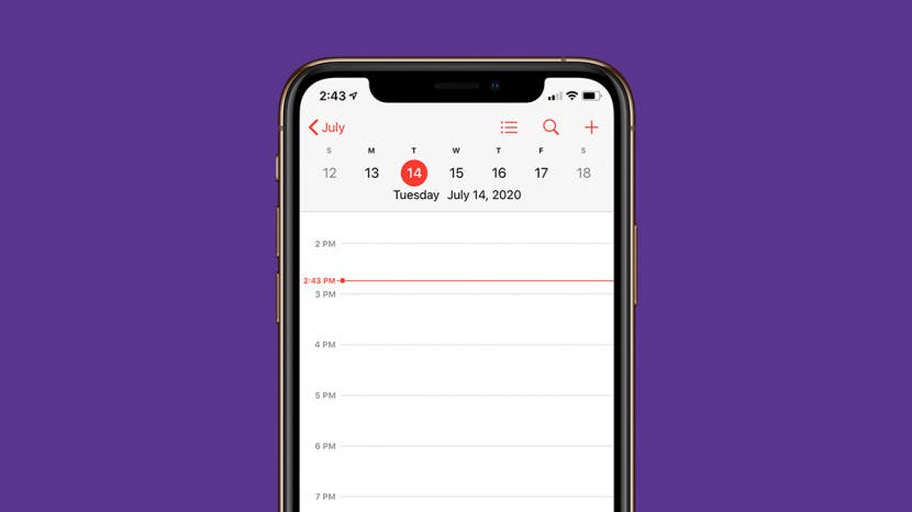 Comment definir un calendrier par defaut sur iPhone et iPad