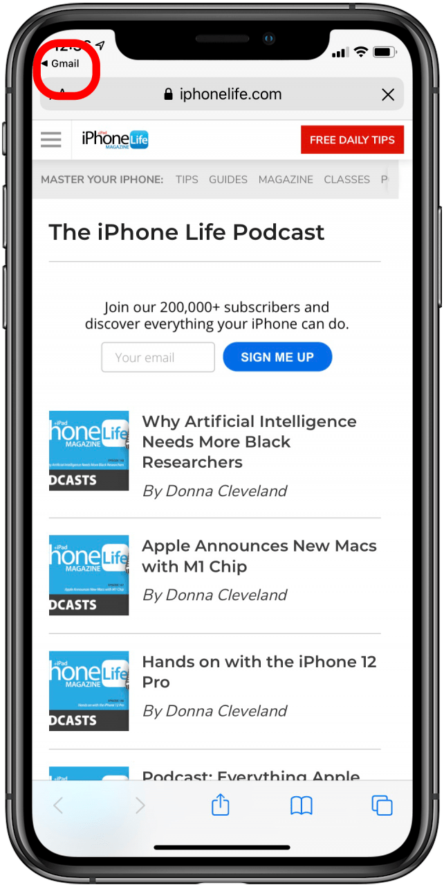 Comment revenir en arriere sur liPhone ou liPad 2023