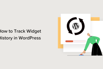 Comment suivre lhistorique des widgets WordPress methode simple
