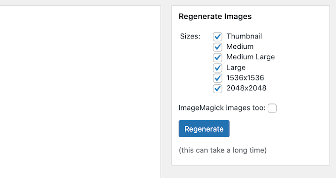 Régénérer des images dans WordPress Régénérer des images dans WordPress