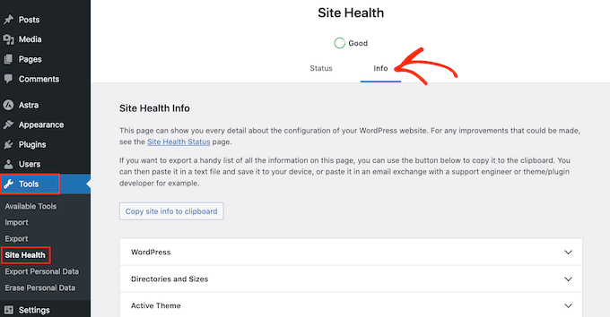 Comment vérifier la version de PHP sur votre site WordPress Comment vérifier la version de PHP sur votre site WordPress