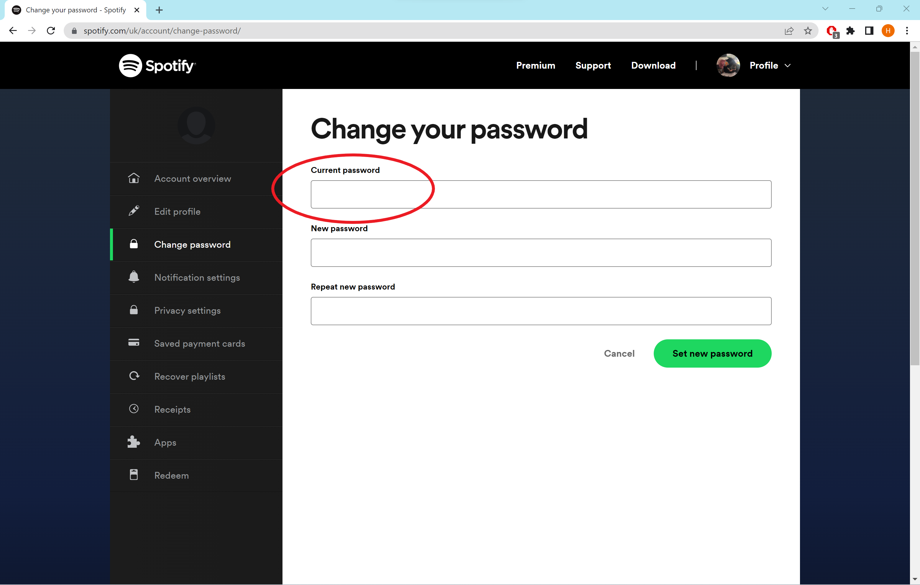 1678717447 175 Comment changer votre mot de passe Spotify