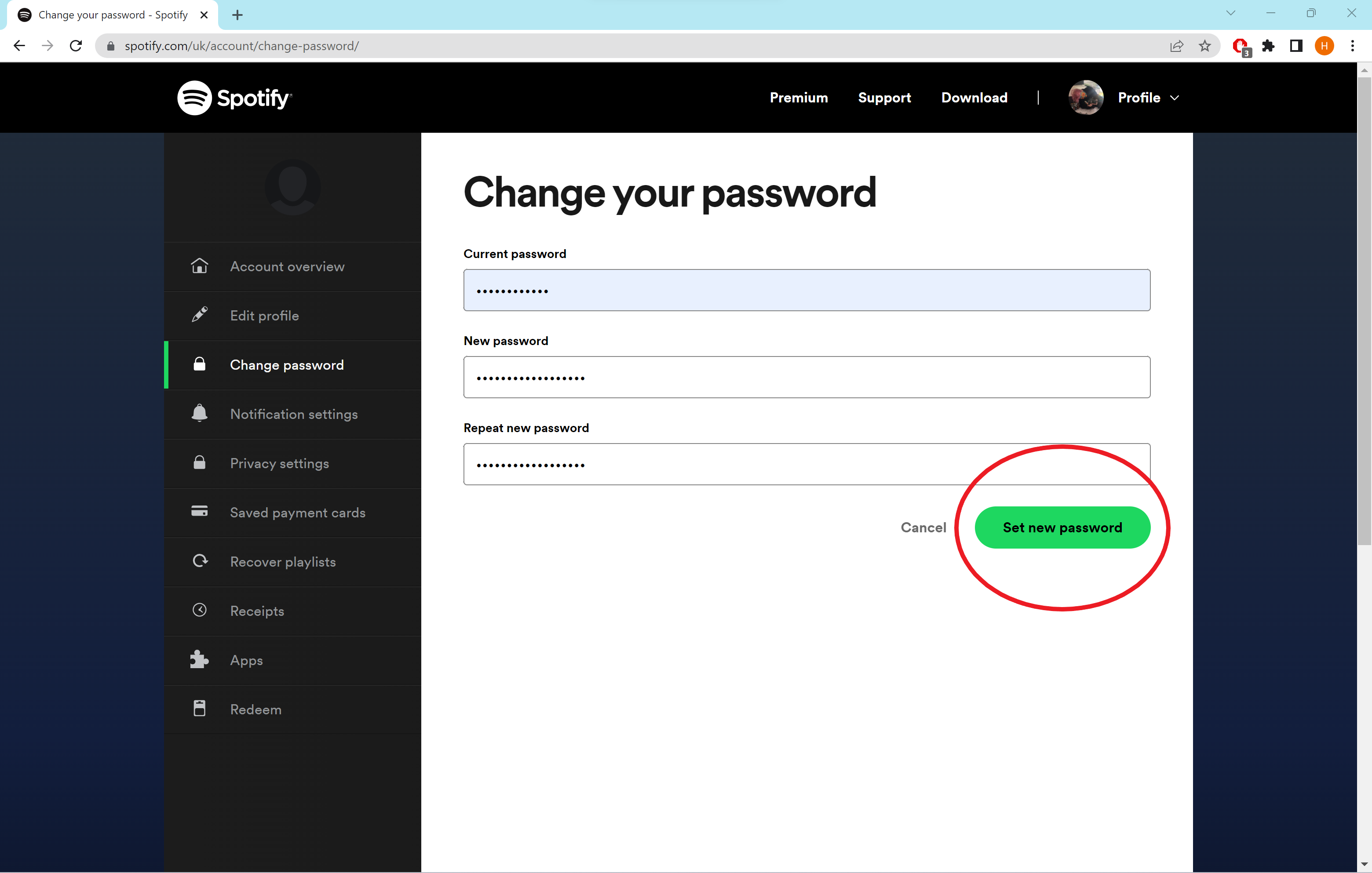 1678717447 793 Comment changer votre mot de passe Spotify