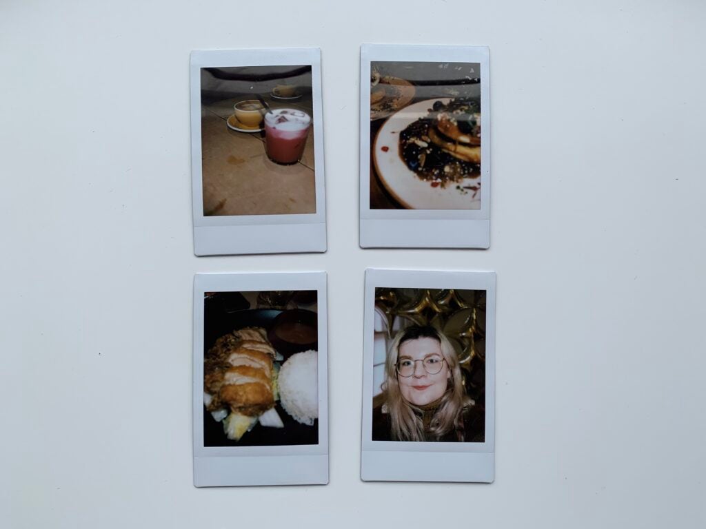 Gros plans et selfie sur Instax Mini 12