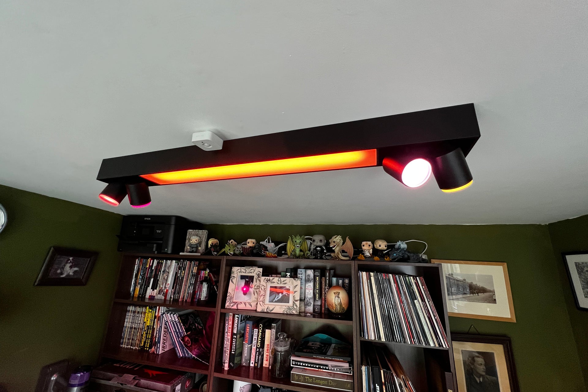 Philips Hue Centris installé et allumé