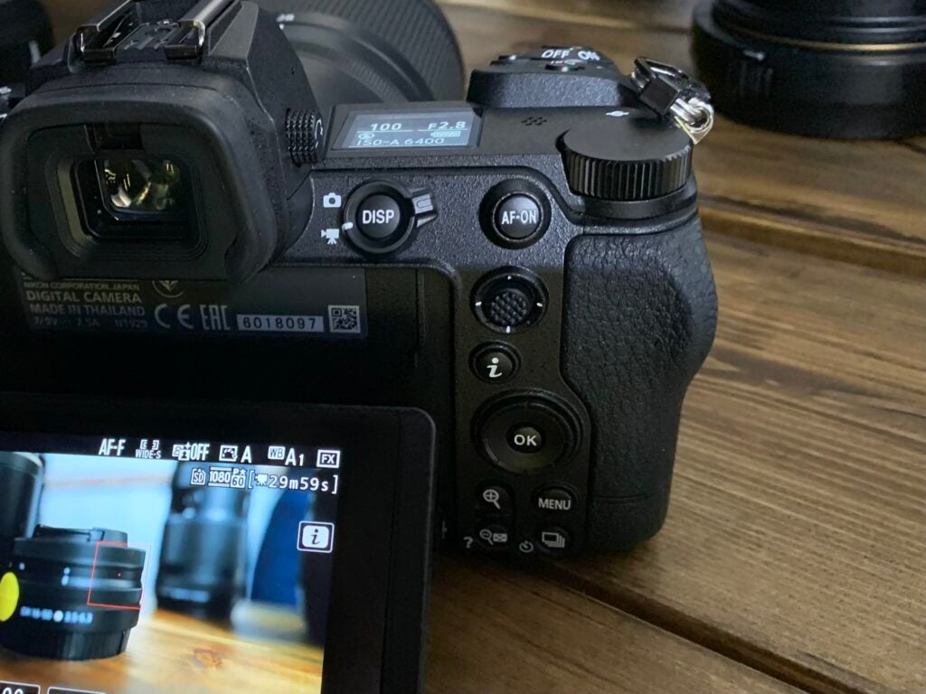 Commandes du Nikon Z6 II