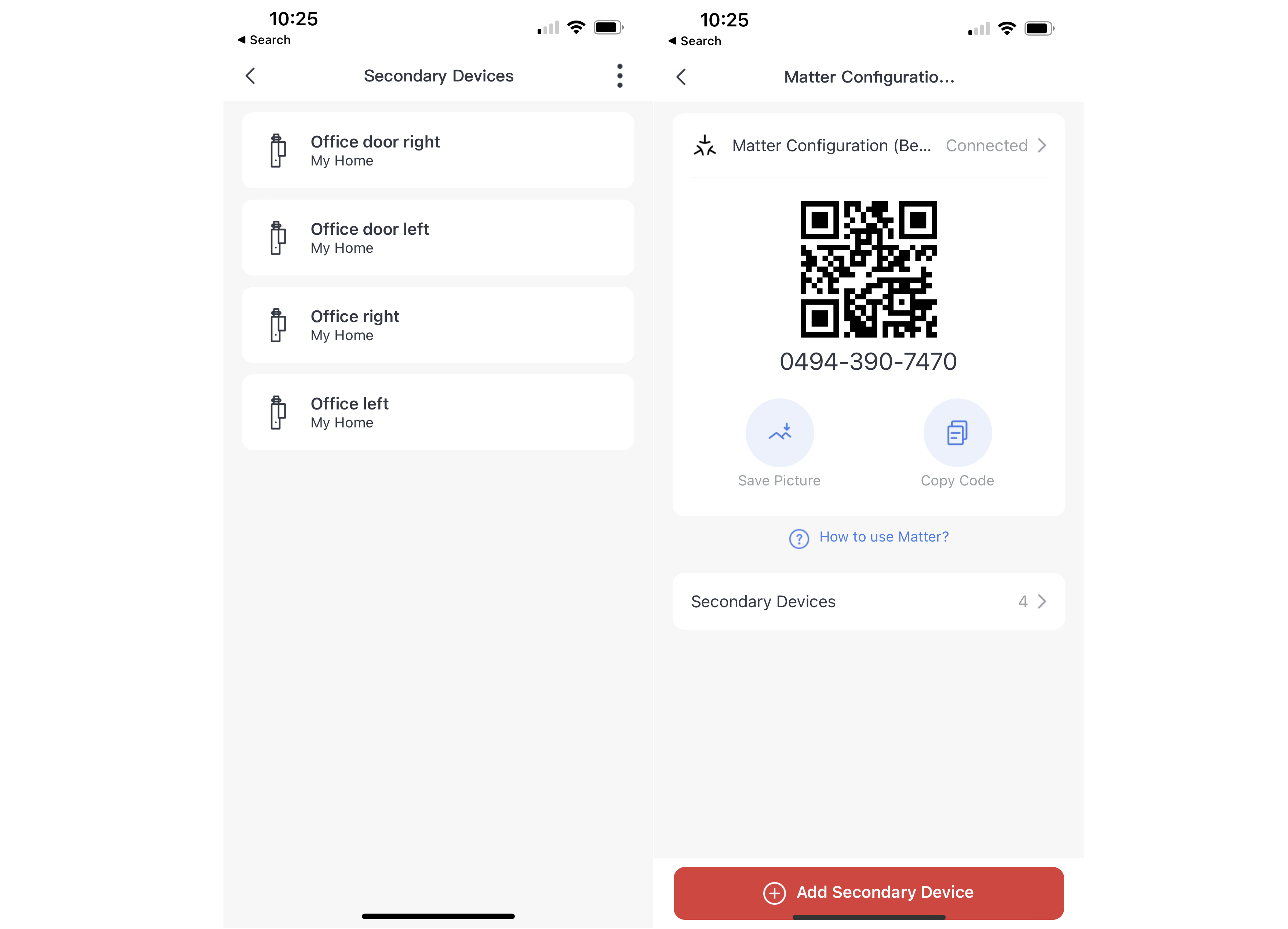 Configuration de SwitchBot Hub 2 Matter