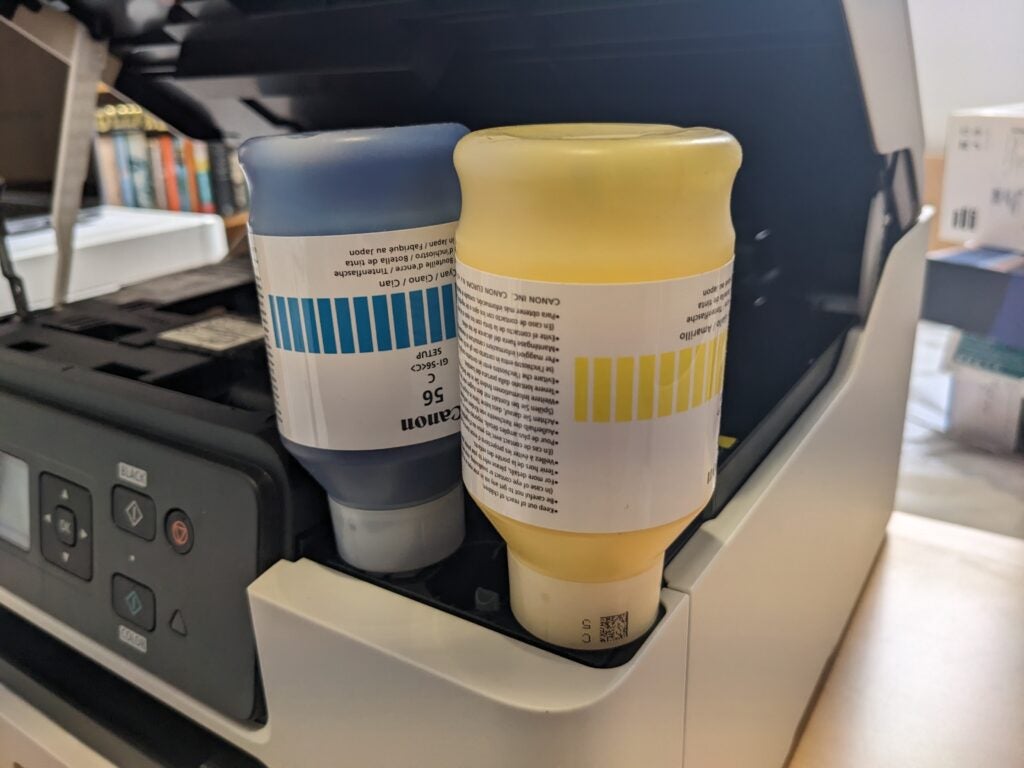 Encre dans l'imprimante - Canon MAXIFY GX3050