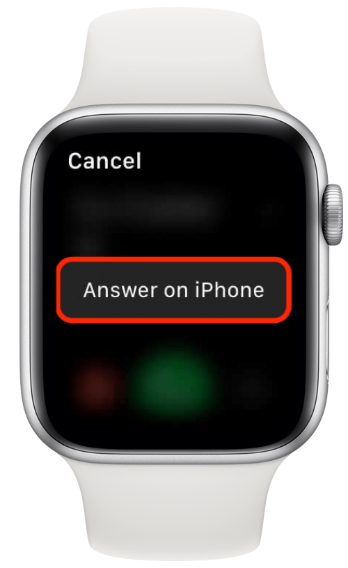 Appuyez sur Répondre sur iPhone