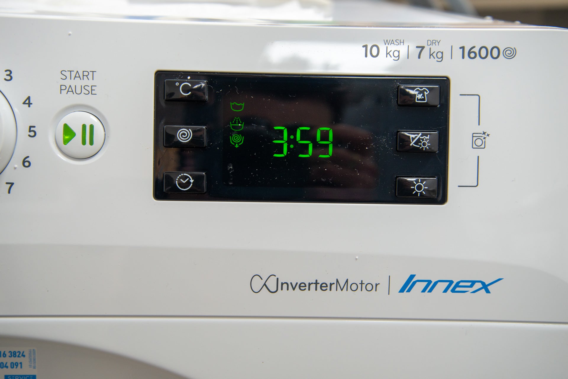 Écran LCD BDE107625XWUKN Indesit