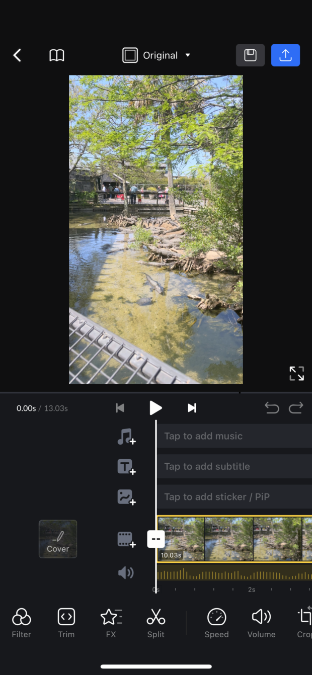 appuyez pour ajouter de la musique