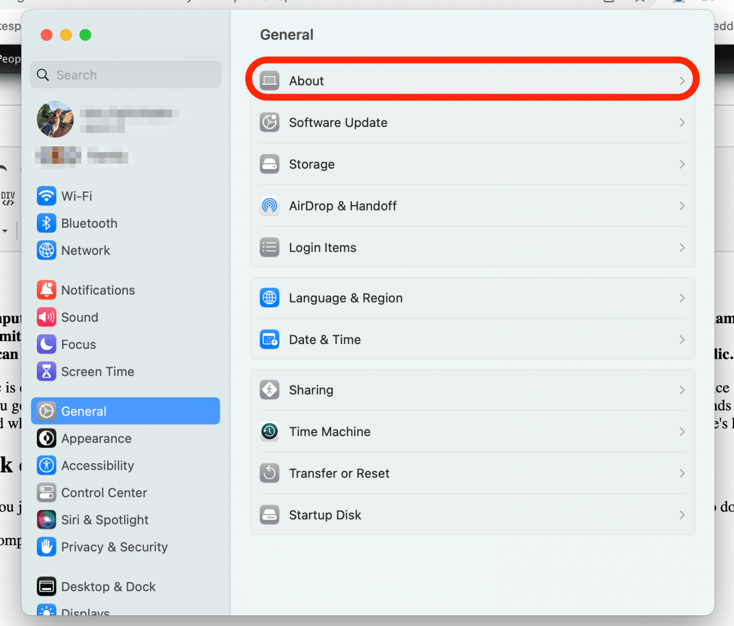 cliquez sur changer de nom sur un ordinateur mac