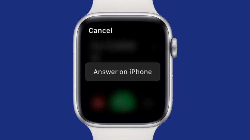 Comment transferer un appel dApple Watch vers liPhone