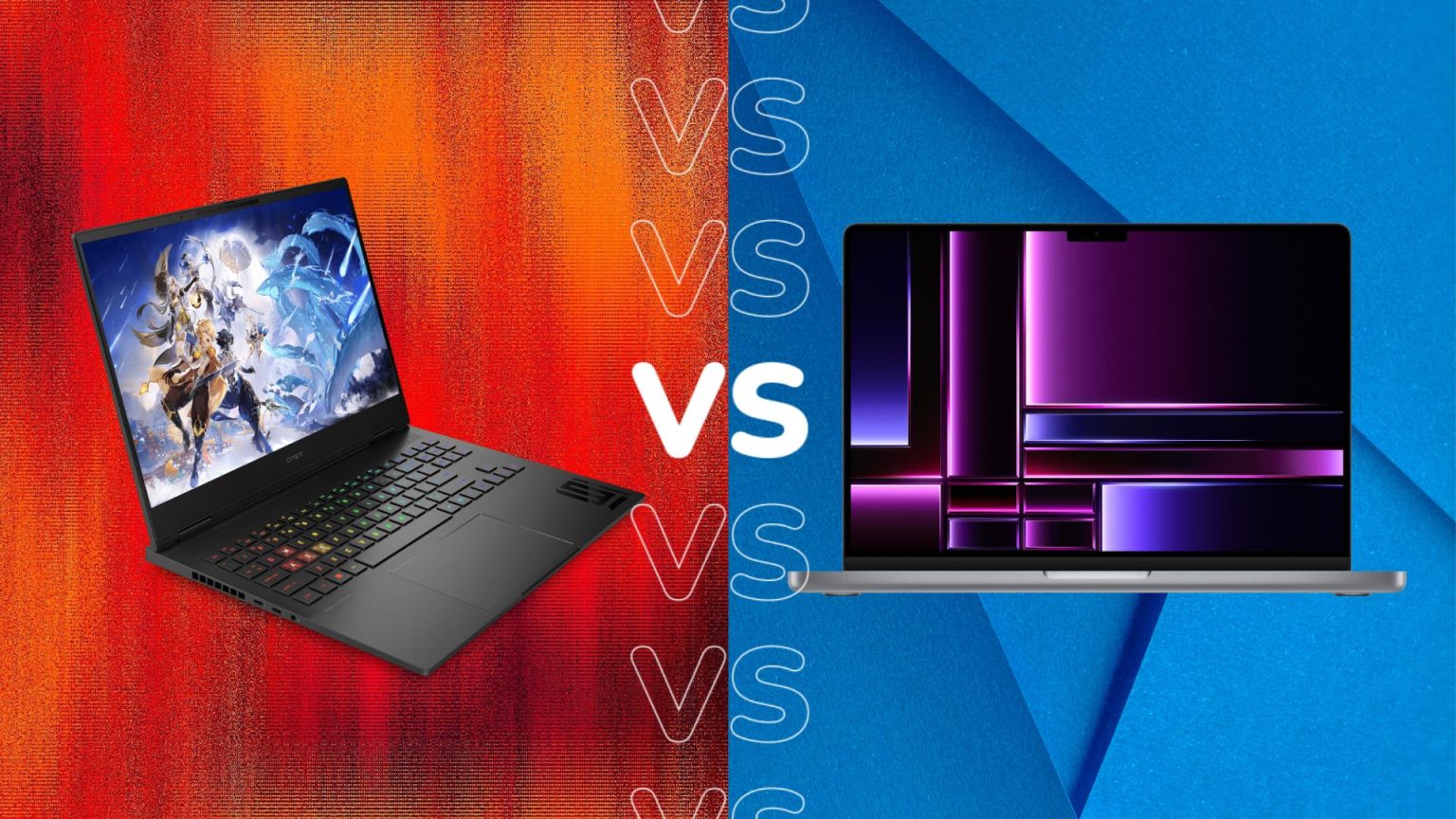 HP Omen Transcend 16 vs MacBook Pro 2023 quel ordinateur