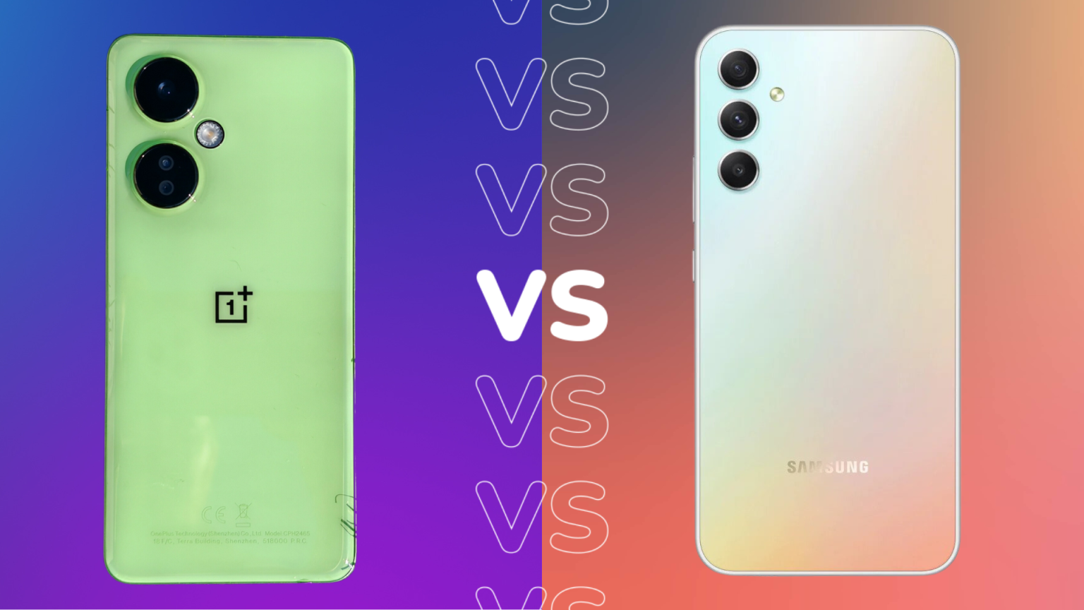 OnePlus Nord CE 3 Lite vs Samsung Galaxy A34