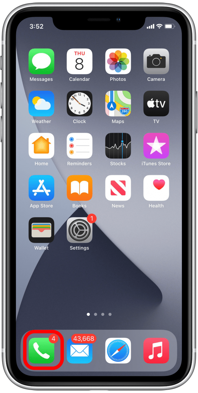 Application téléphone