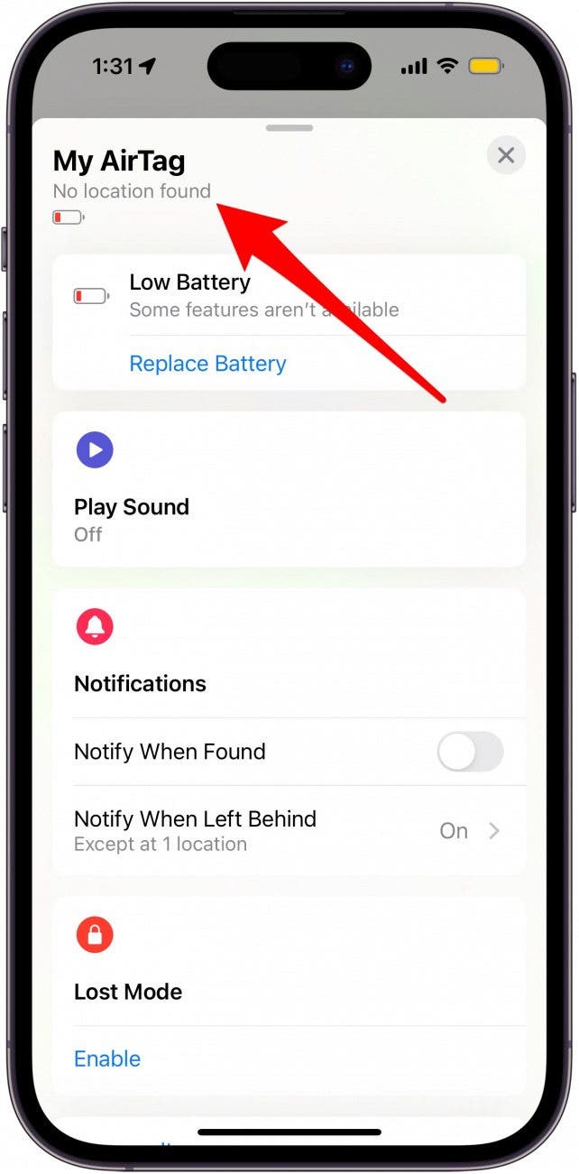 Pour vérifier l'autonomie de la batterie de votre AirTag, vous devez d'abord ouvrir FindMy sur votre iPhone