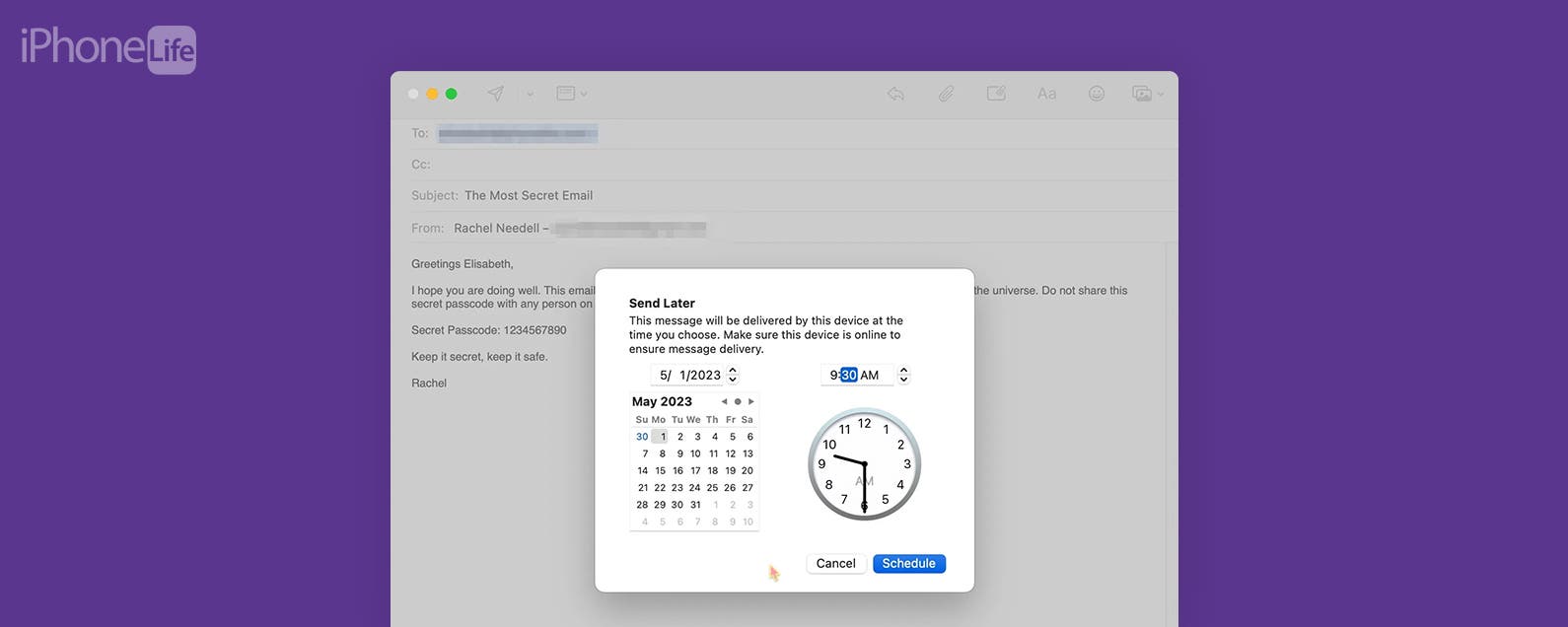 1683711398 Comment programmer un e mail dans Apple Mail sur Mac 2023