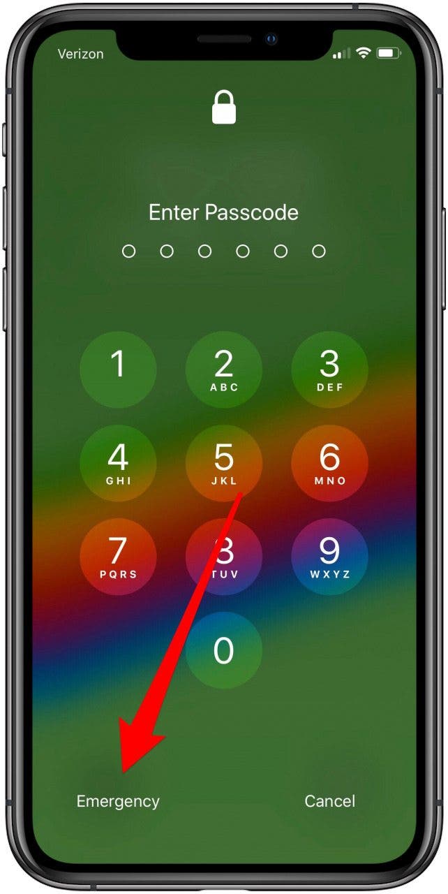 informations médicales d'urgence sur iphone