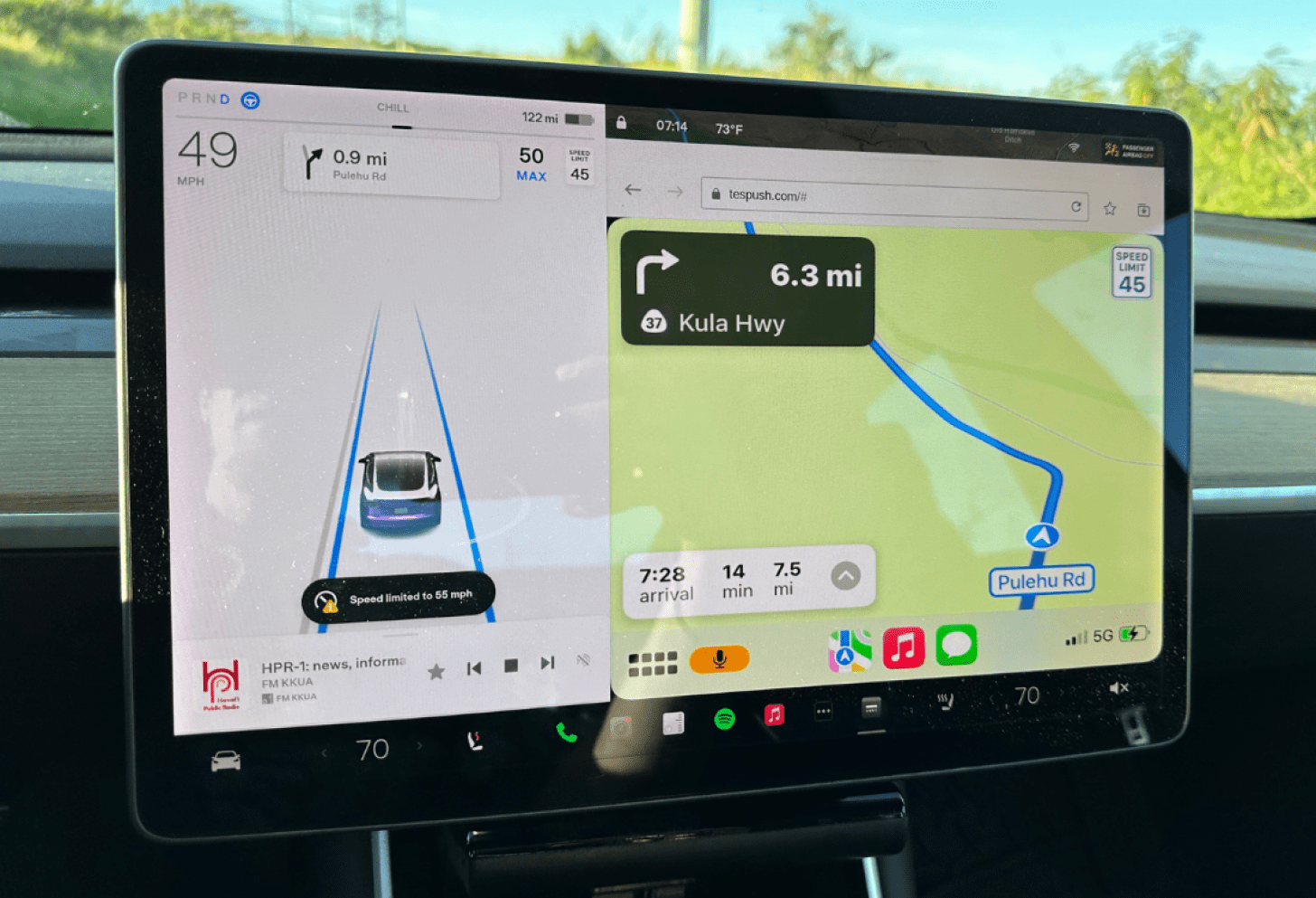 Adaptateur Tesla Apple CarPlay : adaptateur sans fil CarlinKit T2C
