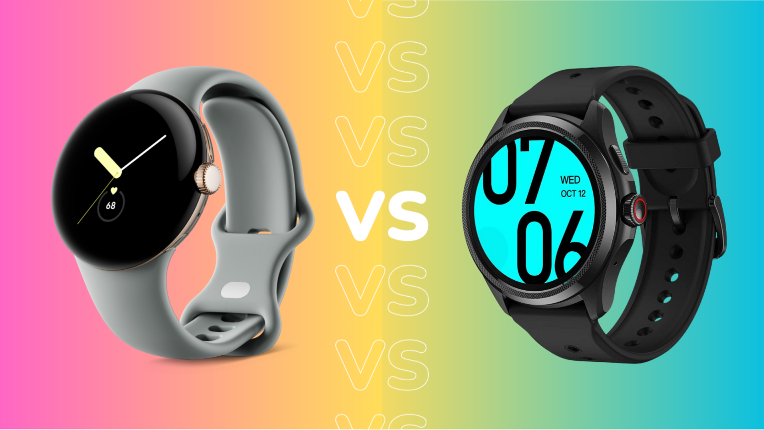TicWatch Pro 5 vs Pixel Watch les quatre principales