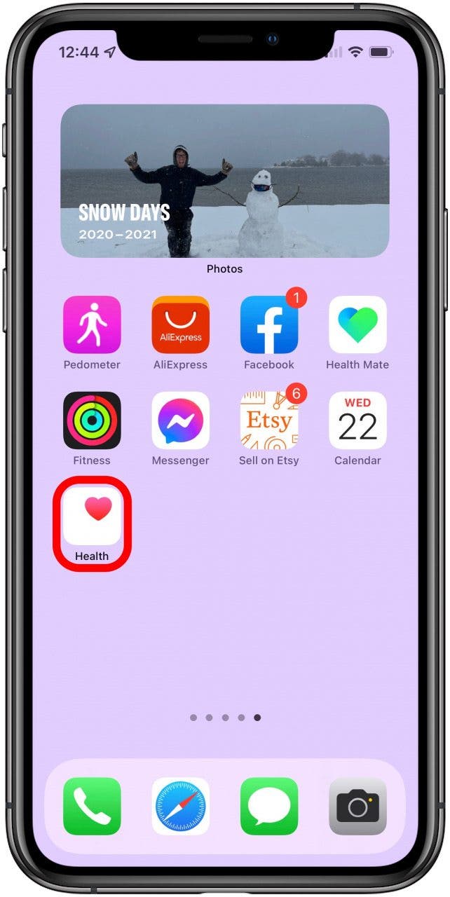 Ouvrez l'application Santé - Apple Watch Sleep