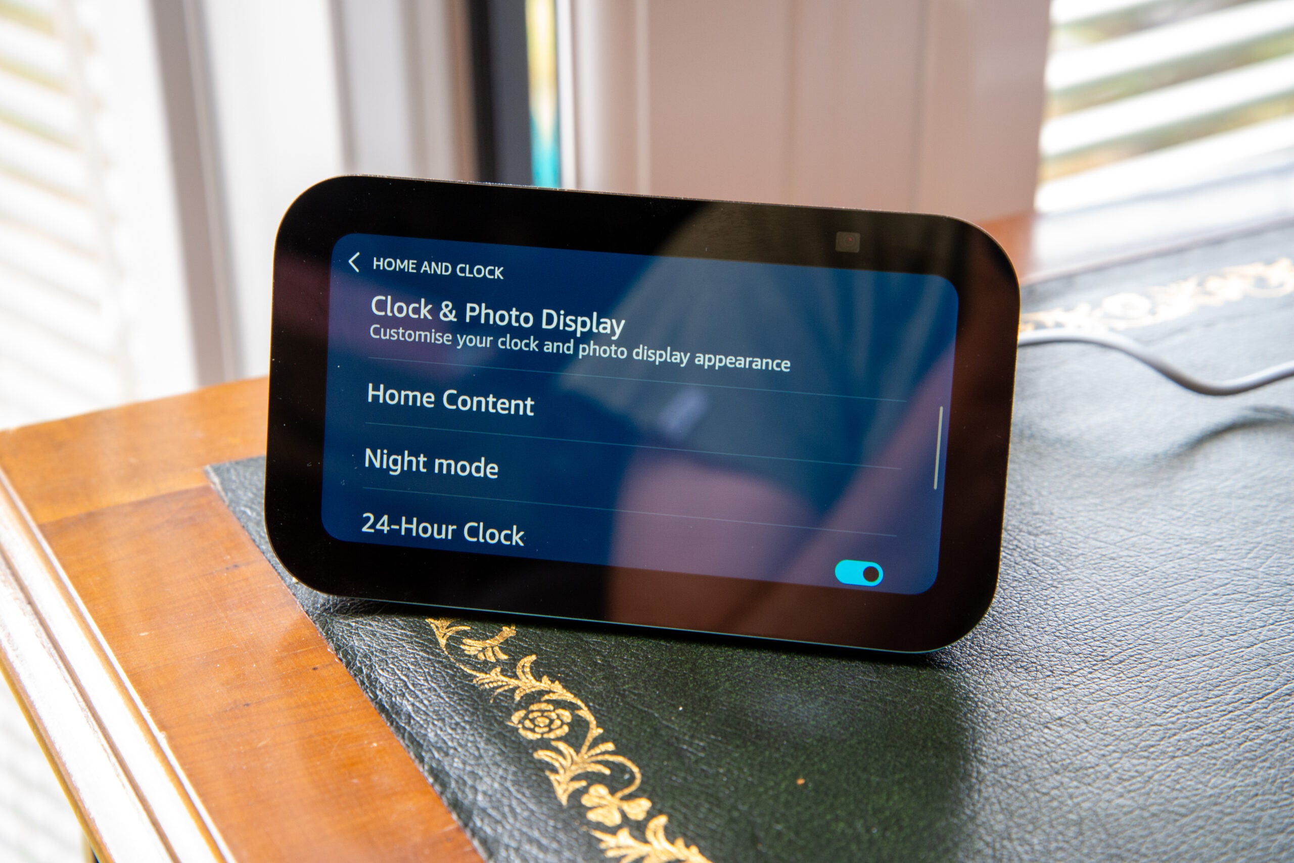 Paramètres d'horloge d'Amazon Echo Show 5 (3e génération)