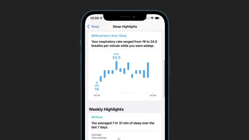 Comment suivre votre respiration pendant votre sommeil avec Apple Watch