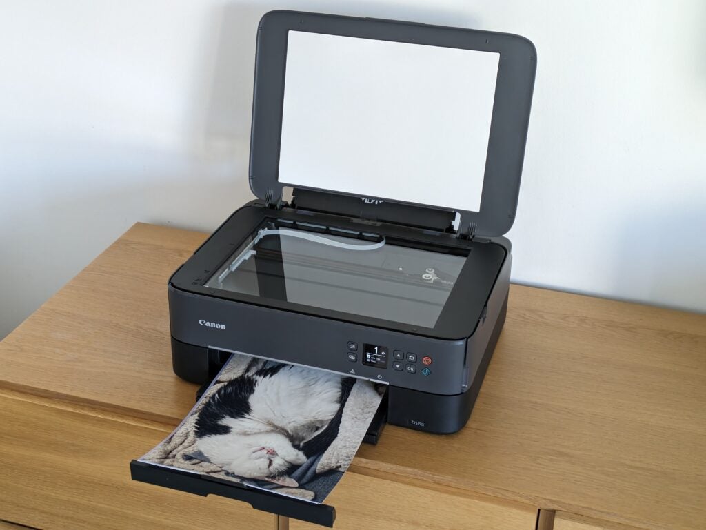 Couvercle ouvert, Canon PIXMA TS5350i