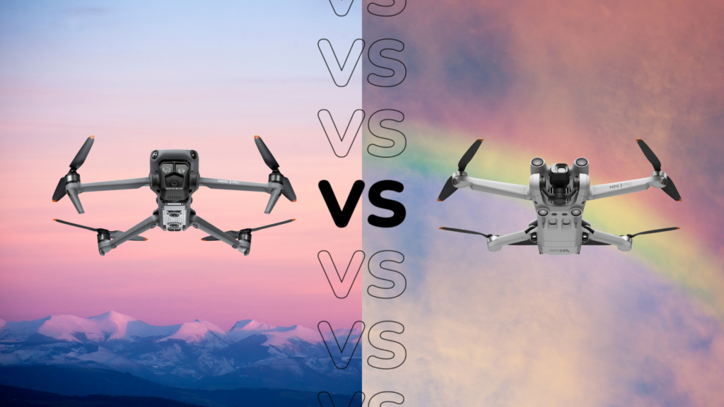 DJI Mavic 3 Pro vs DJI Mini 3 Pro