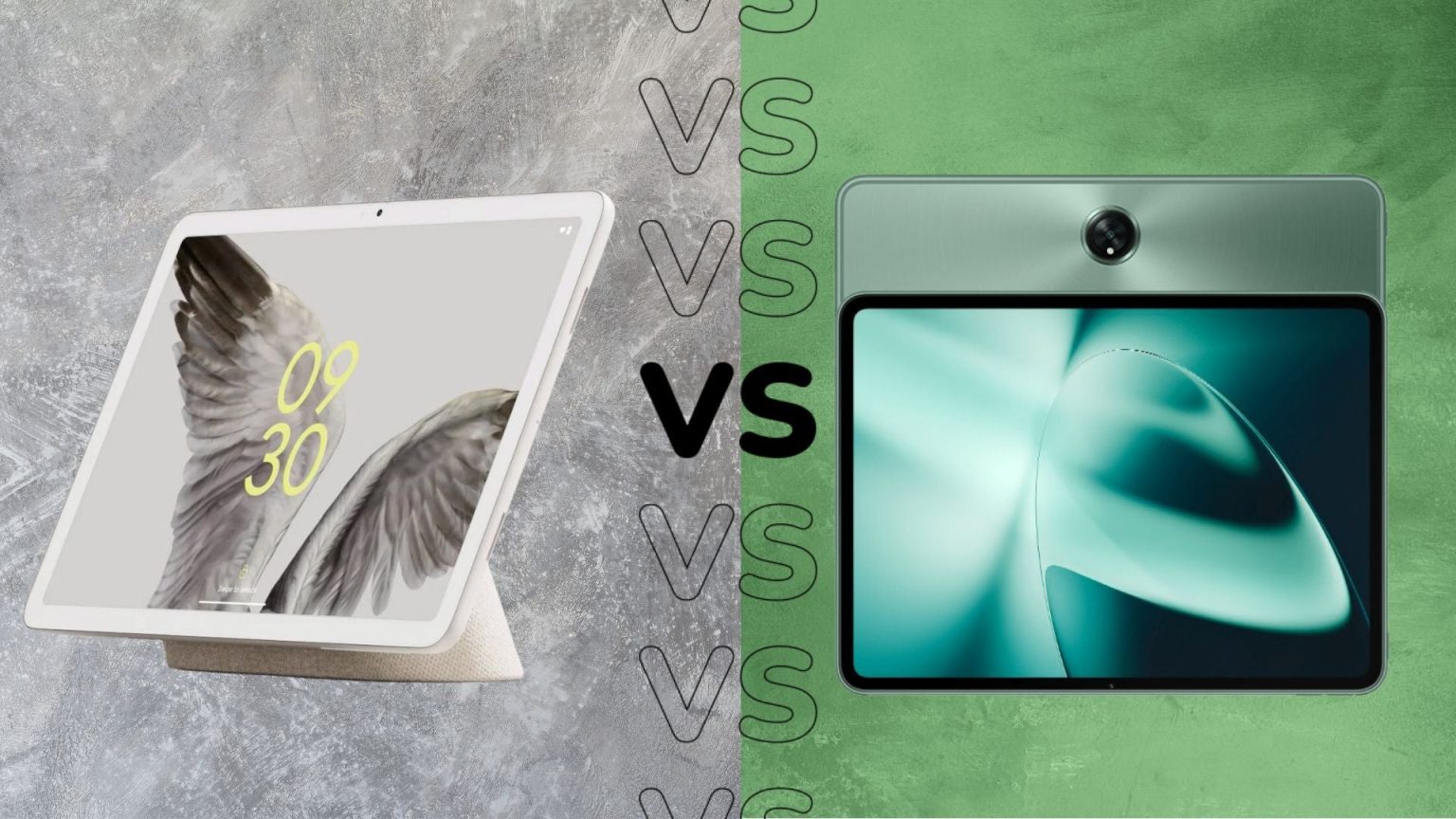 Google Pixel Tablet vs OnePlus Pad quel est le