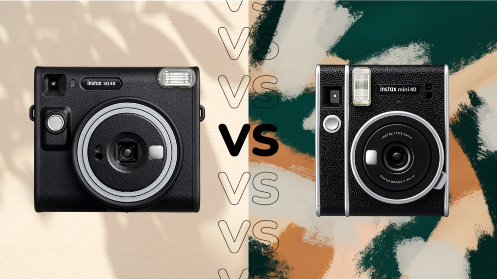 Instax Square SQ40 vs Instax Mini 40 Quelle est