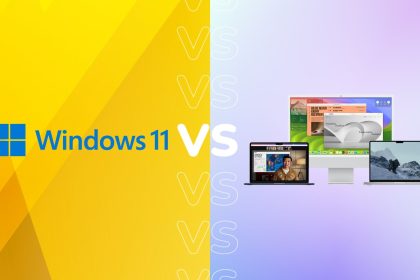 Windows 11 contre MacOS Sonoma Microsoft contre Apple